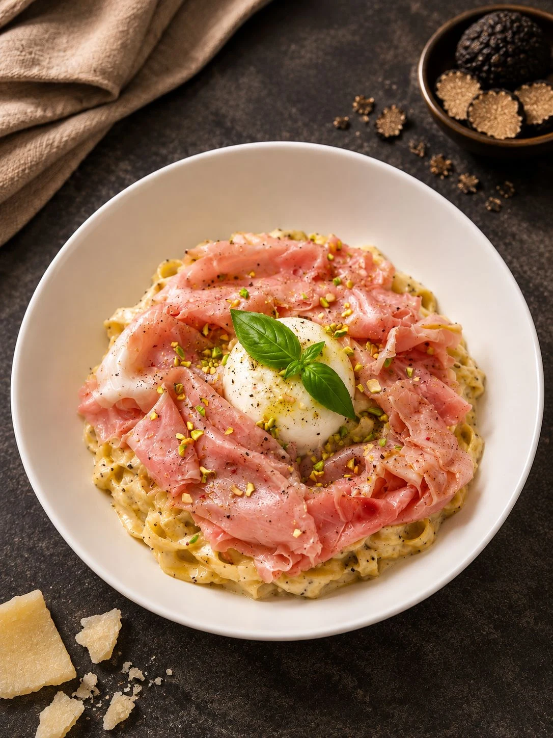 Truffe & burrata — pâtes fraîches